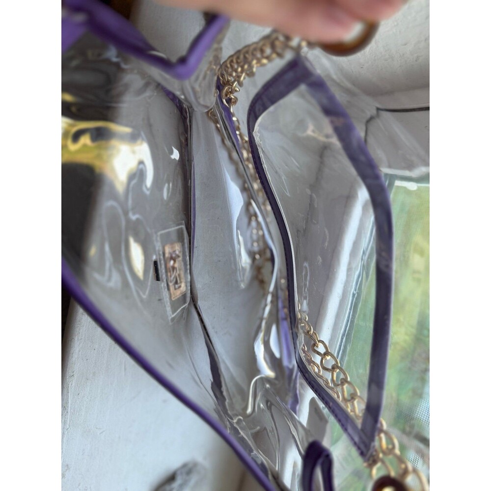 Minnesota Vikings NFL Football Clear Stadium Fashion Purse by Foco - Picture 7 of 12